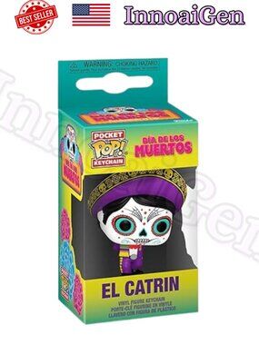 Funko Pocket Pop! Keychain Dia De Los Muertos El Catrin Vinyl Figure NIB